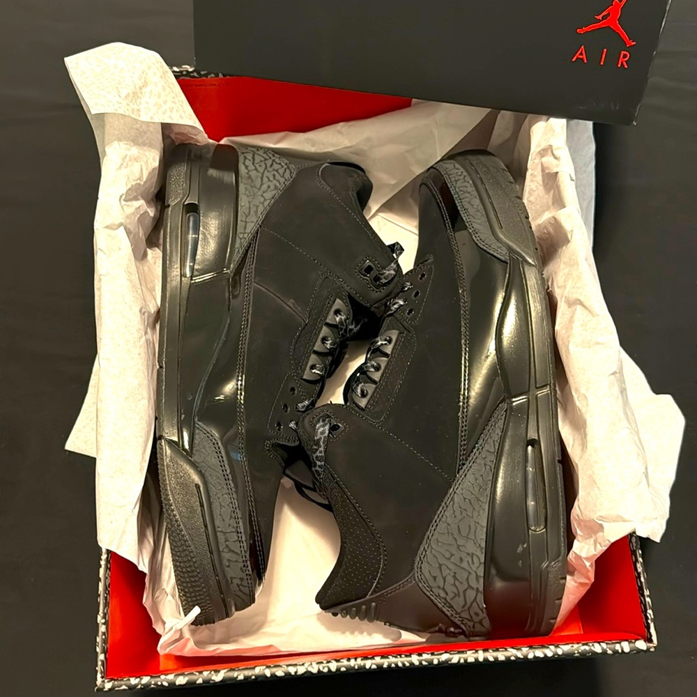 Air Jordan 3 “Black Cat” Size 13